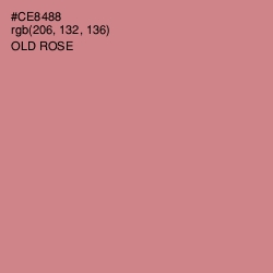 #CE8488 - Old Rose Color Image
